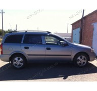 Дефлекторы окон на Opel Astra G 97-04 универсал (Cobra Tuning)