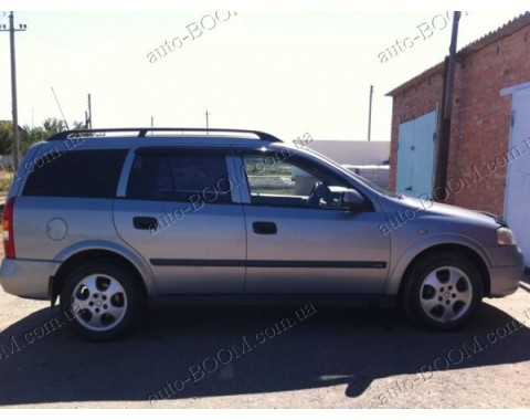 Дефлекторы окон на Opel Astra G 97-04 универсал (Cobra Tuning)