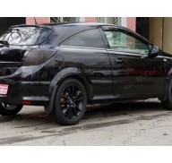 Дефлекторы окон на Opel Astra H 04- хэтчбек 3двери (Cobra Tuning)