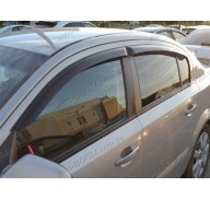 Дефлекторы окон на Opel Astra H 06- (Cobra Tuning)