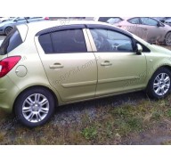 Дефлекторы окон на Opel Corsa D 06- 5дверей (Cobra Tuning)