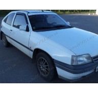 Дефлекторы окон на Opel Kadett 84-91 хэтчбек 3двери (Cobra Tuning)