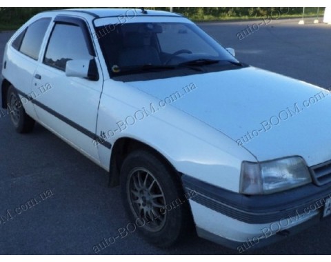 Дефлекторы окон на Opel Kadett 84-91 хэтчбек 3двери (Cobra Tuning)