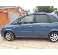 Дефлекторы окон на Opel Meriva A 03-10 (Cobra Tuning)