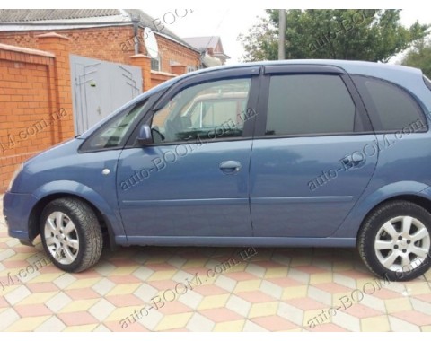 Дефлекторы окон на Opel Meriva A 03-10 (Cobra Tuning)