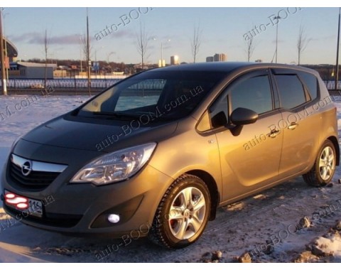 Дефлекторы окон на Opel Meriva B 10- (полностью) (Cobra Tuning)