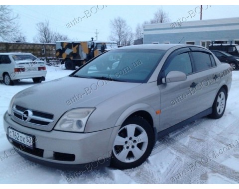Дефлекторы окон на Opel Vectra C 02-08 (Cobra Tuning)