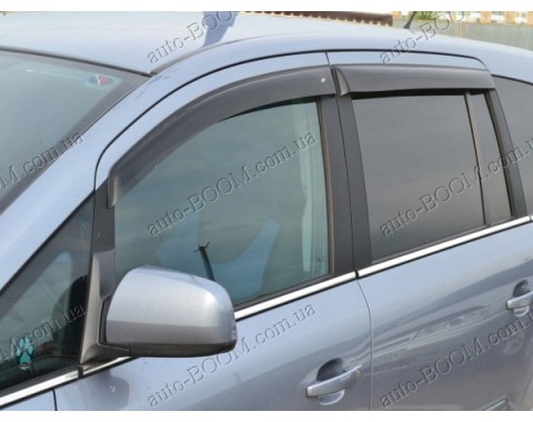 Дефлекторы окон на Opel Zafira B 05-12 (Cobra Tuning)
