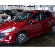 Дефлекторы окон на Peugeot 308 08- (Cobra Tuning)