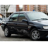 Дефлекторы окон на Peugeot 605 89-00 (Cobra Tuning)