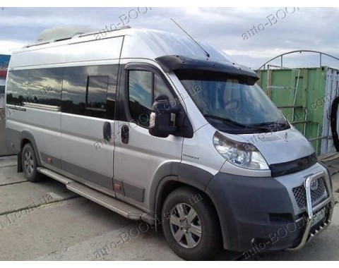 Дефлекторы окон на Peugeot Boxer 2 06- (Cobra Tuning)