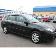 Дефлекторы окон на Renault Laguna 3 07- (Cobra Tuning)