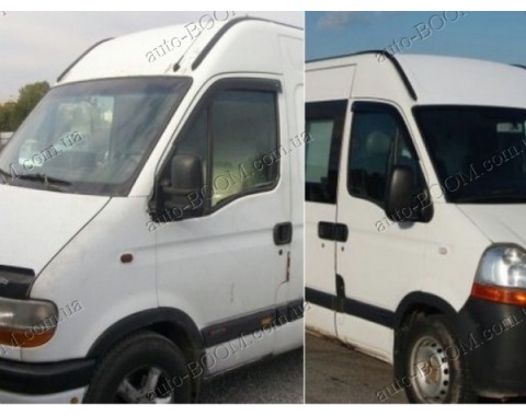 Дефлекторы окон на Renault Master 2 98-10 (Cobra Tuning)