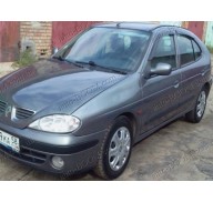 Дефлекторы окон на Renault Megane 95-02 хэтчбек 5дверей (Cobra Tuning)