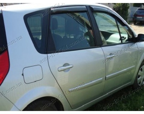 Дефлекторы окон на Renault Scenic 2 03-09 (Cobra Tuning)