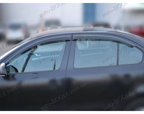 Дефлекторы окон на Skoda Octavia A5 04-12 (Cobra Tuning)