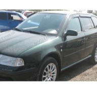Дефлекторы окон на Skoda Octavia A4 96-10 (Cobra Tuning)
