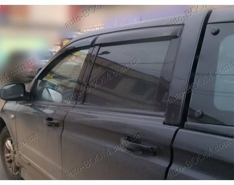 Дефлекторы окон на SsangYong Actyon Sport 06-11 (Cobra Tuning)