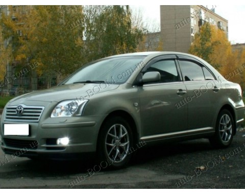 Дефлекторы окон на Toyota Avensis 03-08 (Cobra Tuning)