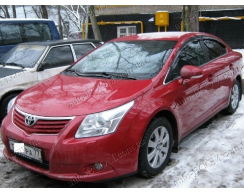 Дефлекторы окон на Toyota Avensis 08- (Cobra Tuning)