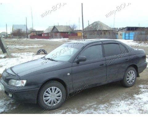 Дефлекторы окон на Toyota Carina 6 92-96 (Cobra Tuning)