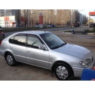 Дефлекторы окон на Toyota Corolla 8 95-02 хэтчбек (Cobra Tuning)