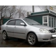 Дефлекторы окон на Toyota Corolla 9 01-06 (Cobra Tuning)