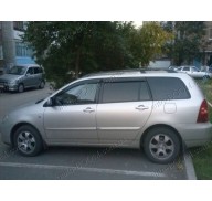 Дефлекторы окон на Toyota Corolla 9 01-06 универсал (Cobra Tuning)