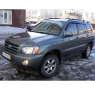 Дефлекторы окон на Toyota Highlander 01-07 (Cobra Tuning)