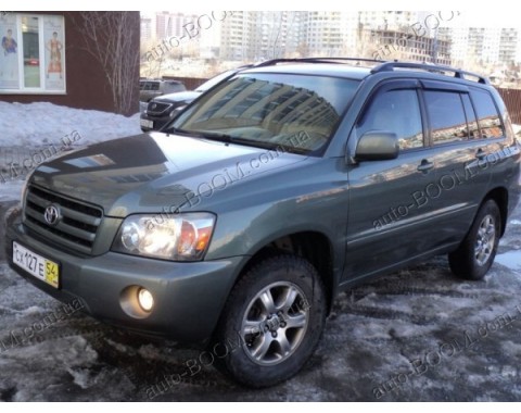 Дефлекторы окон на Toyota Highlander 01-07 (Cobra Tuning)