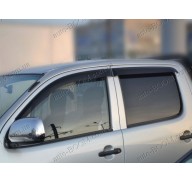 Дефлекторы окон на Toyota Hilux 7 10- (Cobra Tuning)