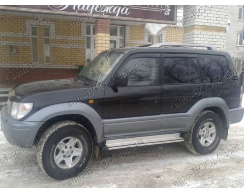 Дефлекторы окон на Toyota Prado 90 96-02 (Cobra Tuning)