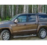 Дефлекторы окон на VW Amarok 09- (Cobra Tuning)