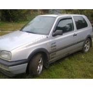 Дефлекторы окон на VW Golf 3 91-98 3двери (Cobra Tuning)