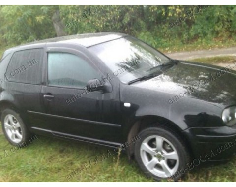 Дефлекторы окон на VW Golf 4 97-03 3двери (Cobra Tuning)