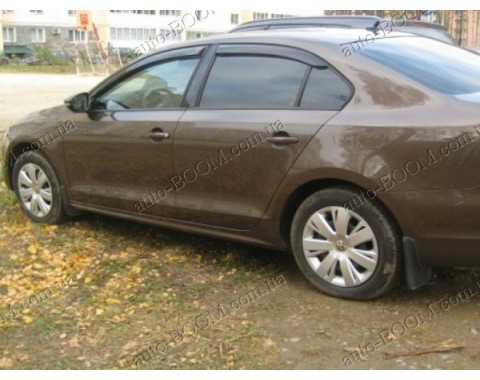 Дефлекторы окон на VW Jetta 6 10- (Cobra Tuning)