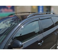 Дефлекторы окон на VW Passat B6 05-10 универсал (Cobra Tuning)