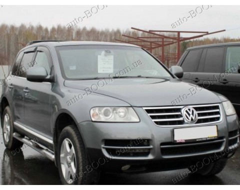 Дефлекторы окон на VW Touareg 02-10 (Cobra Tuning)