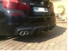 Диффузор заднего бампера BMW 5 F10/F11 09- (Lerrium)