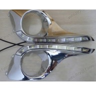 Ходовые огни Toyota Highlander 10- Chrome