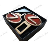 Заглушка ремня безопасности с логотипом Lexus IS 13- (Libao)