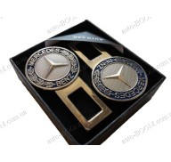 Заглушка ремня безопасности с логотипом Mercedes E W123 75-86 (Libao)