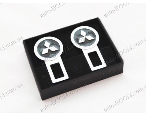 Заглушка ремня безопасности с логотипом Mitsubishi L400 97-05 (Libao)