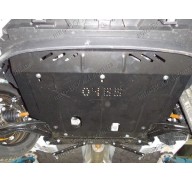 Защита двигателя, КПП и радиатора Ford Fiesta 6 13- EcoBoost (Кольчуга 1.0465.00)