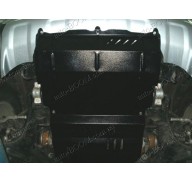 Защита двигателя, радиатора, редуктора Mitsubishi L200 06- (Кольчуга 1.0410.00)