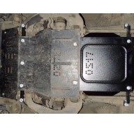 Защита двигателя, радиатора и МКПП Mitsubishi Pajero Sport 4 00-08 (Кольчуга 1.0517.00)